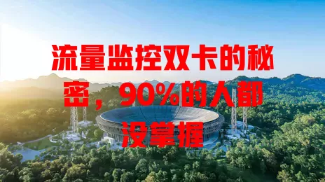 流量监控双卡的秘密，90%的人都没掌握