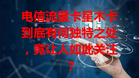 电信流量卡星木卡到底有何独特之处，竟让人如此关注？