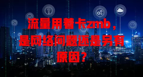 流量用着卡zmb，是网络问题还是另有原因？