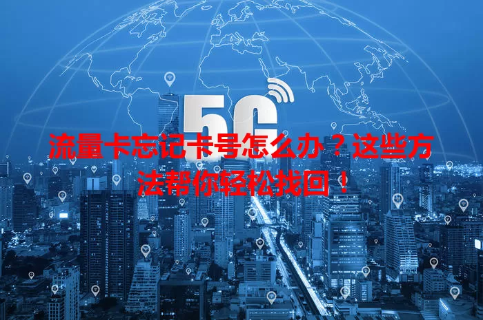 流量卡忘记卡号怎么办？这些方法帮你轻松找回！