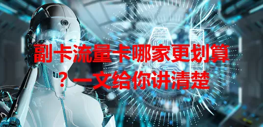 副卡流量卡哪家更划算？一文给你讲清楚