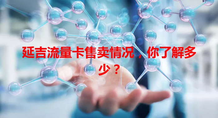 延吉流量卡售卖情况，你了解多少？