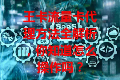 王卡流量卡代理方法全解析，你知道怎么操作吗？