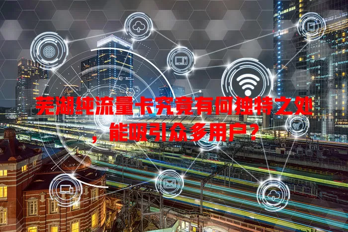 芜湖纯流量卡究竟有何独特之处，能吸引众多用户？