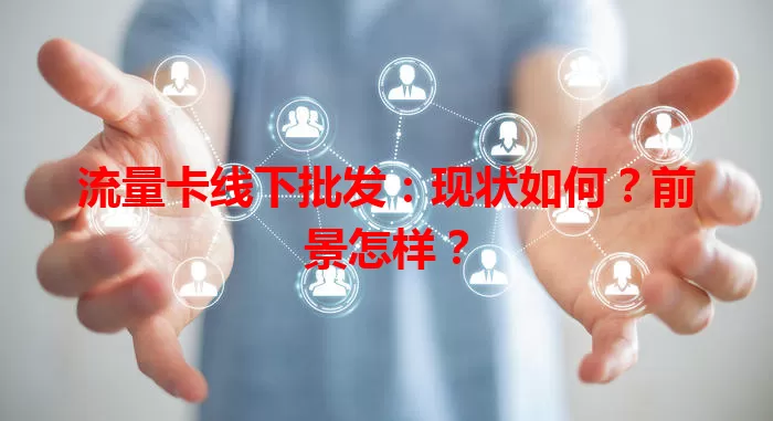 流量卡线下批发：现状如何？前景怎样？