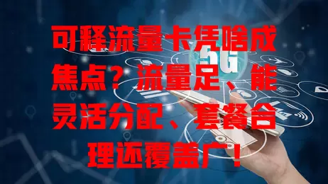 可释流量卡凭啥成焦点？流量足、能灵活分配、套餐合理还覆盖广！