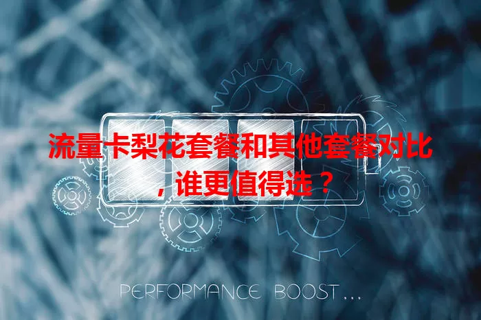 流量卡梨花套餐和其他套餐对比，谁更值得选？