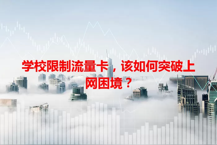 学校限制流量卡，该如何突破上网困境？