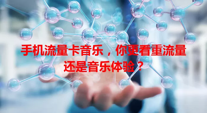 手机流量卡音乐，你更看重流量还是音乐体验？