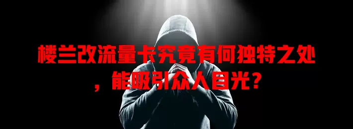 楼兰改流量卡究竟有何独特之处，能吸引众人目光？
