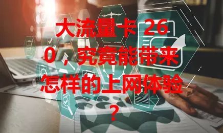 大流量卡 260，究竟能带来怎样的上网体验？