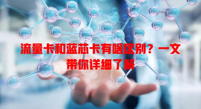 流量卡和蓝芯卡有啥区别？一文带你详细了解