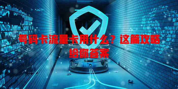 号码卡流量卡用什么？这篇攻略给你答案