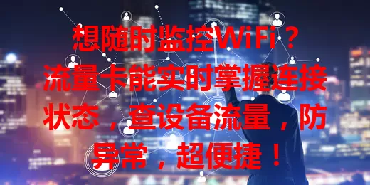想随时监控WiFi？流量卡能实时掌握连接状态，查设备流量，防异常，超便捷！