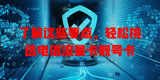 了解这些要点，轻松挑选电信流量卡靓号卡