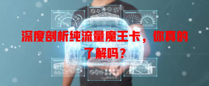 深度剖析纯流量魔王卡，你真的了解吗？