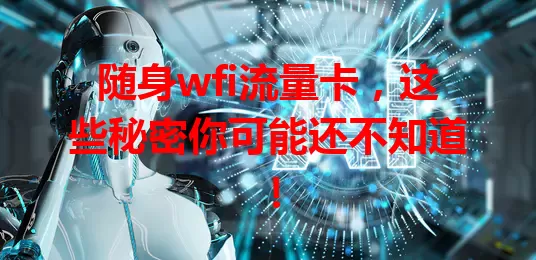 随身wfi流量卡，这些秘密你可能还不知道！