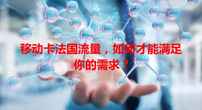 移动卡法国流量，如何才能满足你的需求？