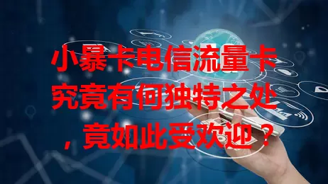 小暴卡电信流量卡究竟有何独特之处，竟如此受欢迎？