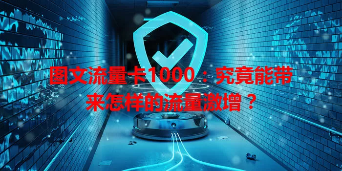 图文流量卡1000：究竟能带来怎样的流量激增？