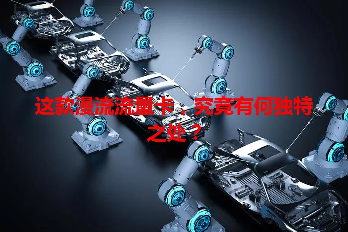 这款漫流流量卡，究竟有何独特之处？