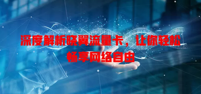 深度解析晓翼流量卡，让你轻松畅享网络自由