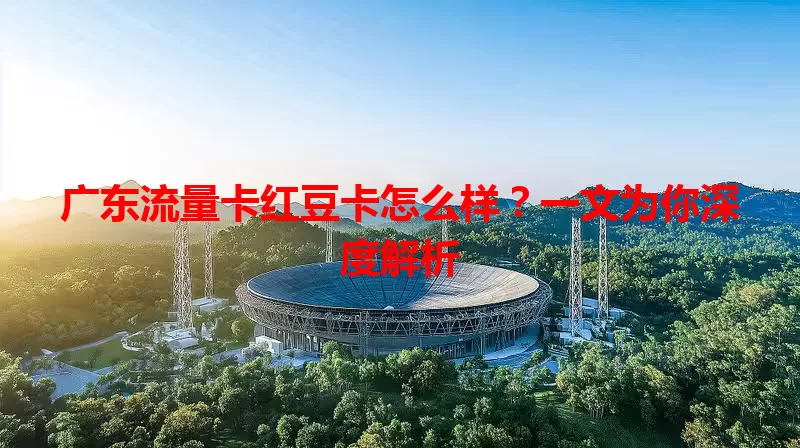 广东流量卡红豆卡怎么样？一文为你深度解析