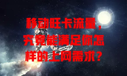移动旺卡流量，究竟能满足你怎样的上网需求？