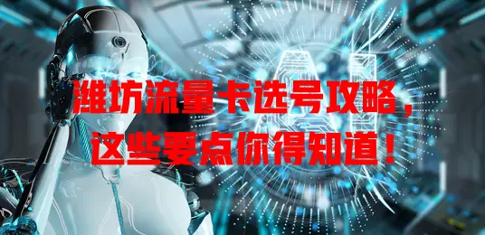 潍坊流量卡选号攻略，这些要点你得知道！
