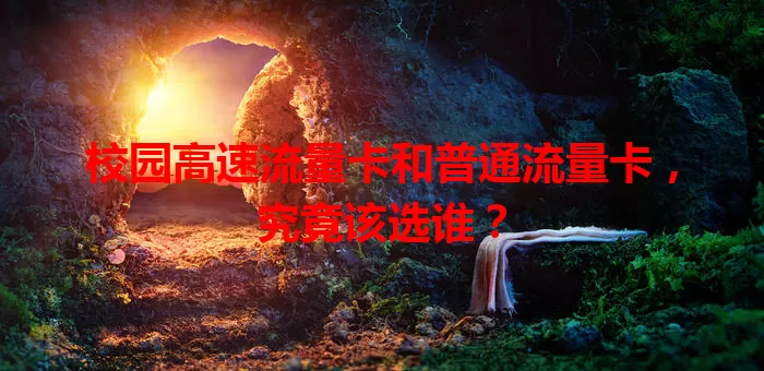 校园高速流量卡和普通流量卡，究竟该选谁？