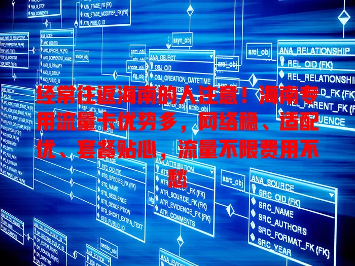 经常往返海南的人注意！海南专用流量卡优势多，网络稳、适配优、套餐贴心，流量不限费用不愁