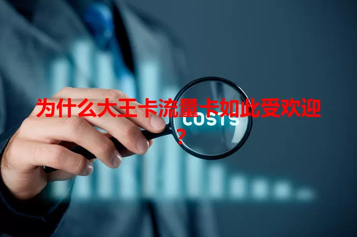 为什么大王卡流量卡如此受欢迎？