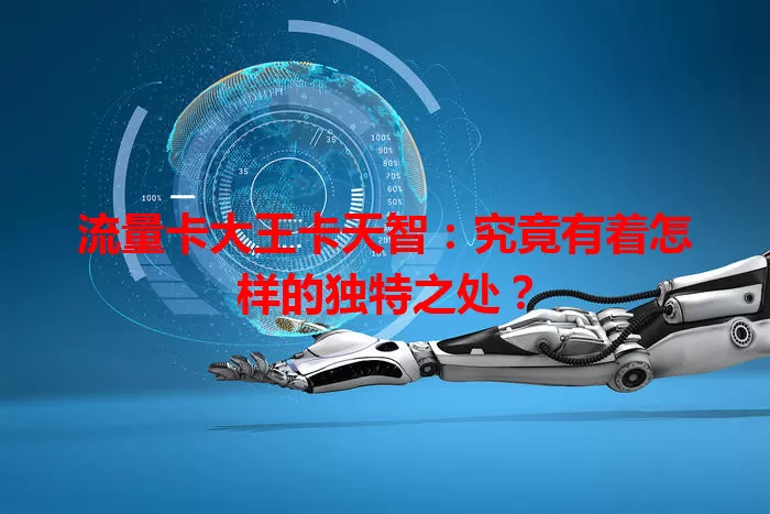 流量卡大王卡天智：究竟有着怎样的独特之处？