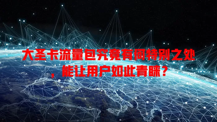 大圣卡流量包究竟有何特别之处，能让用户如此青睐？