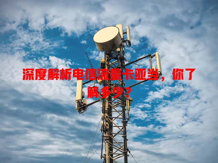深度解析电信流量卡亚当，你了解多少？