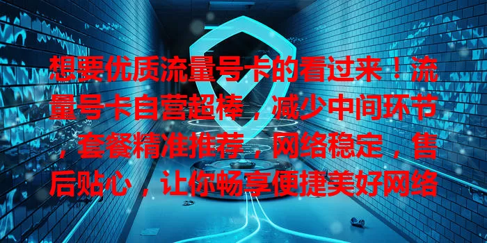 想要优质流量号卡的看过来！流量号卡自营超棒，减少中间环节，套餐精准推荐，网络稳定，售后贴心，让你畅享便捷美好网络生活，追求高品质流量体验的别错过！