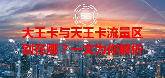 大王卡与天王卡流量区别在哪？一文为你解析