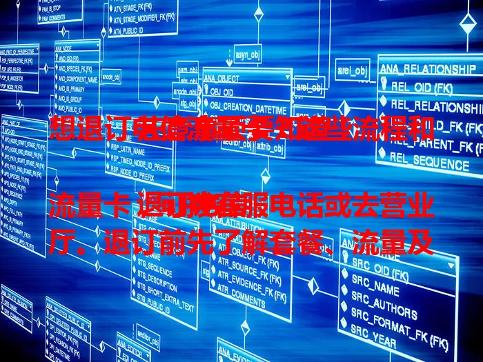 想退订电信流量卡？这些流程和注意事项要知道！

退订电信流量卡，可拨客服电话或去营业厅。退订前先了解套餐、流量及费用，留意时间节点。线上办卡按对应流程操作，退订时保持沟通，掌握方法就能顺利退订。