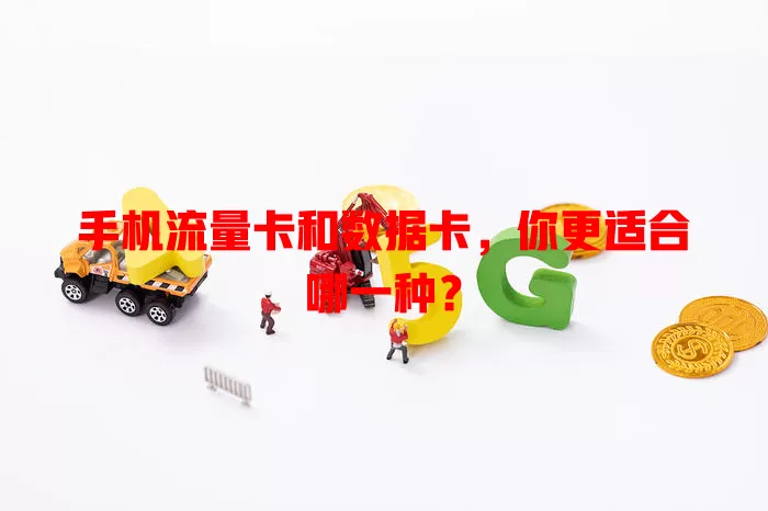 手机流量卡和数据卡，你更适合哪一种？