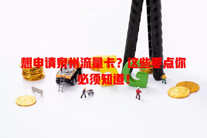 想申请泉州流量卡？这些要点你必须知道！