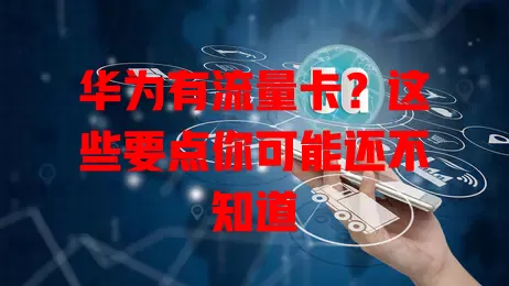 华为有流量卡？这些要点你可能还不知道