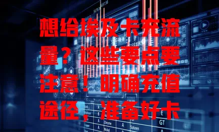 想给埃及卡充流量？这些要点要注意！明确充值途径，准备好卡号密码，选合适套餐，留意充值流程及细节，掌握方法就能轻松充流量，畅享数字化便利