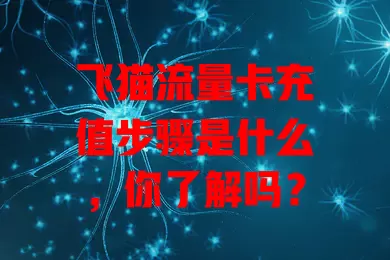 飞猫流量卡充值步骤是什么，你了解吗？
