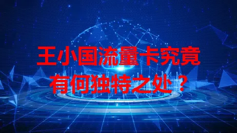王小国流量卡究竟有何独特之处？