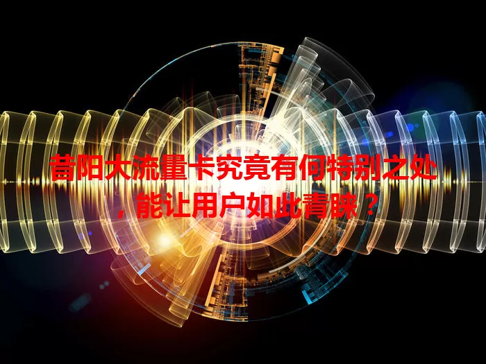 昔阳大流量卡究竟有何特别之处，能让用户如此青睐？