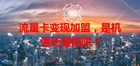 流量卡变现加盟，是机遇还是陷阱？