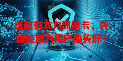 这款夯大力流量卡，凭啥能成为用户心头好？