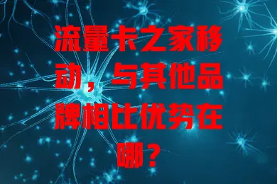 流量卡之家移动，与其他品牌相比优势在哪？