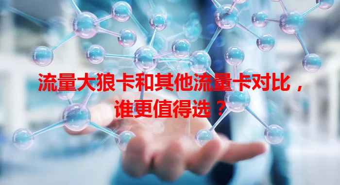 流量大狼卡和其他流量卡对比，谁更值得选？