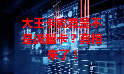 大王卡究竟是不是流量卡？真相来了！
